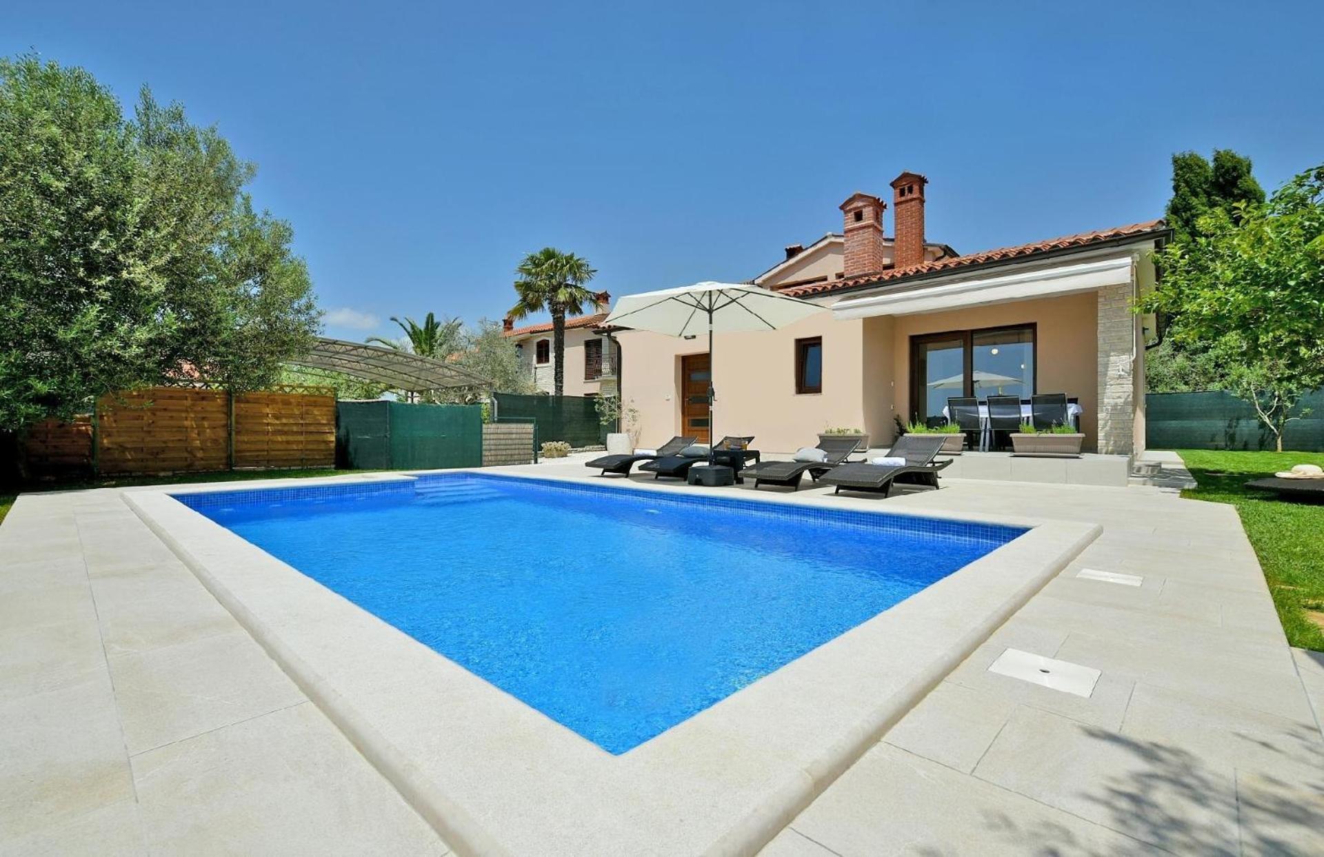 Ferienhaus Mit Privatpool Fuer 6 Personen Ca 100 Qm In Galizana, Istrien Istrische Riviera Bagian luar foto